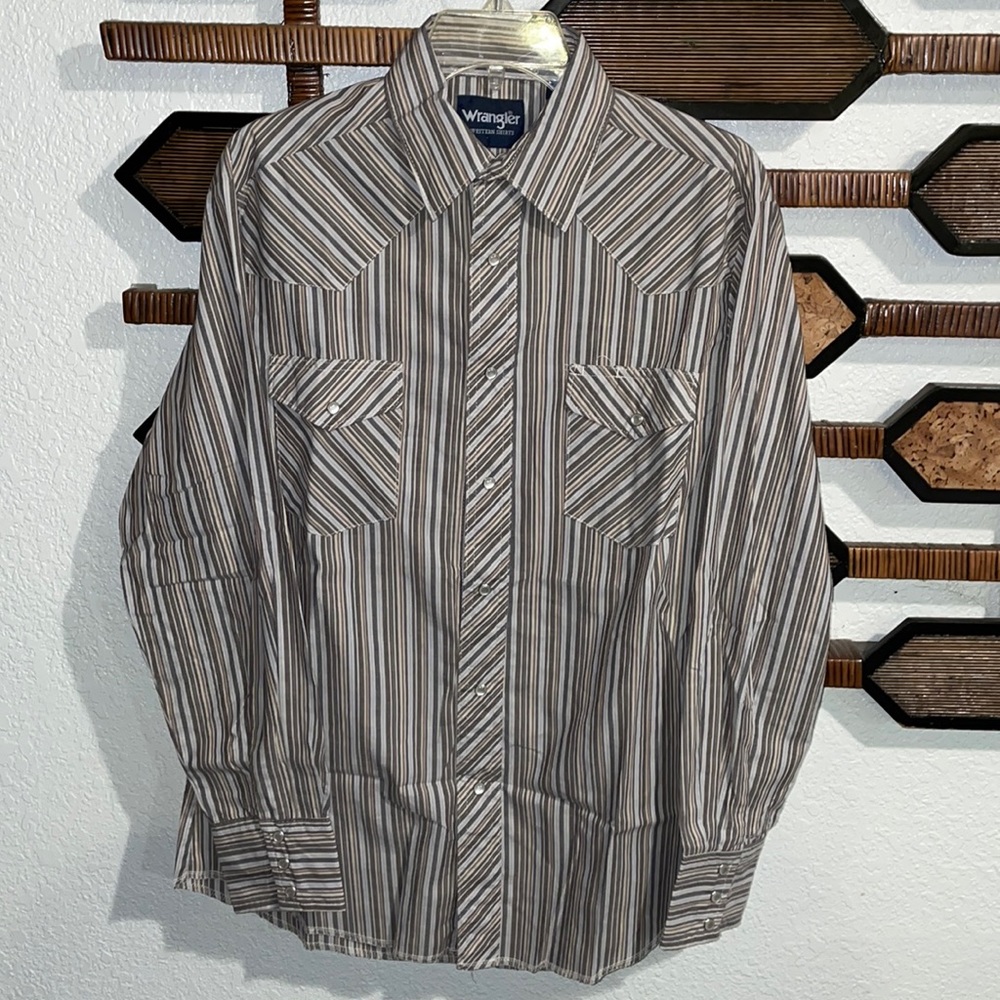 Wrangler pearl snap